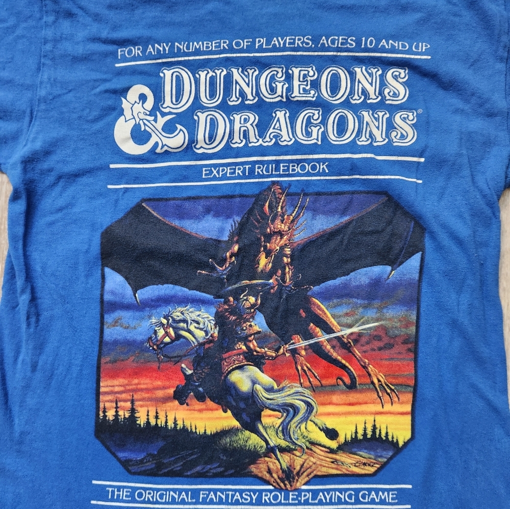 Dungeons & Dragons Blue Graphic T-Shirt - Picture 2 of 6